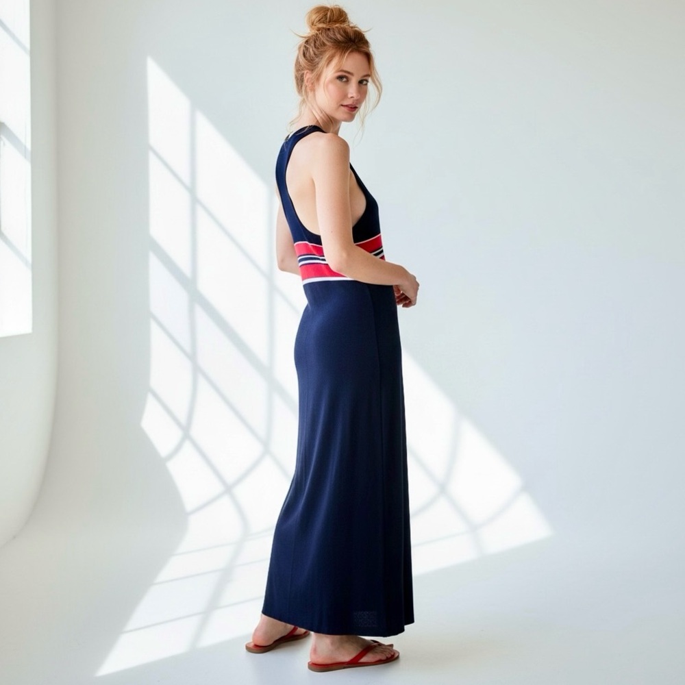 Vintage Early 90s Mondi Maxi Tank Dress